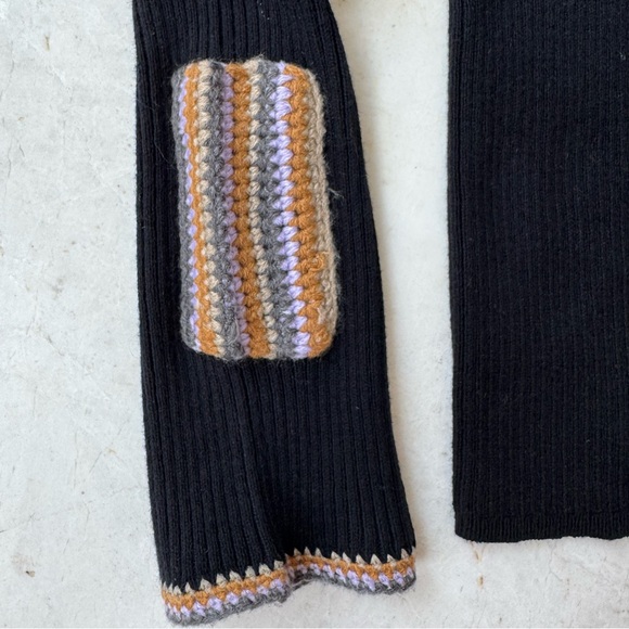 Lisa Todd Patch Match Henley top black size small - Picture 6 of 10